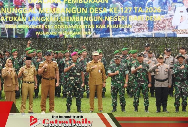 TMMD ke-127 Dimulai di Gondangwetan, Dorong Pembangunan Desa Berbasis Partisipasi Warga