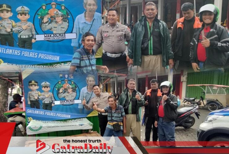 Satlantas Polres Pasuruan Luncurkan WAKJOLMAS, Gandeng Ojol Percepat Respons Insiden Jalan Raya