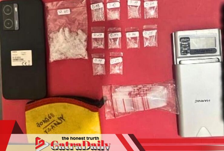 Satresnarkoba Polres Pasuruan Tangkap Pengedar, Sita 10 Poket Sabu 15,73 Gram