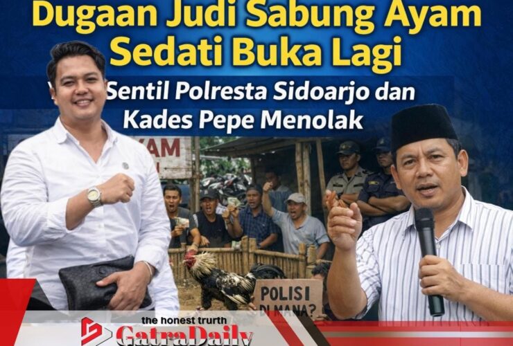 Dugaan Judi Sabung Ayam Sedati Buka lagi, Yoga Sentil Polresta Sidoarjo dan Kades Pepe Menolak