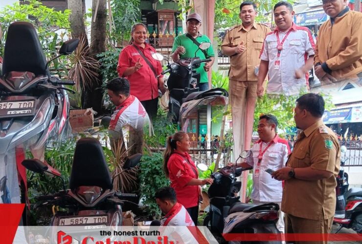 Layanan Servis Keliling AHASS di Randupitu, Warga Antusias Manfaatkan Ganti Oli Gratis