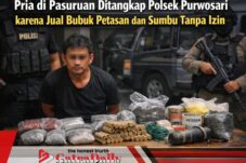 Pria di Pasuruan Ditangkap Polsek Purwosari karena Jual Bubuk Petasan dan Sumbu Tanpa Izin