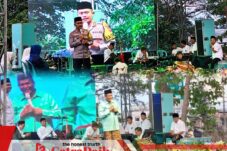 Purwodadi Bersholawat Bersama Kapolres Pasuruan, Santuni 100 Anak Yatim