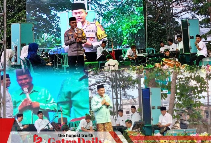 Purwodadi Bersholawat Bersama Kapolres Pasuruan, Santuni 100 Anak Yatim