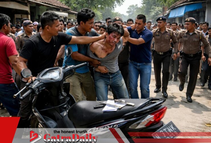 Curanmor Siang Hari di Sukorejo Gagal, Satu Pelaku Ditangkap Warga, Rekannya Kabur