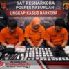 Tiga Pengedar Sabu Ditangkap Saat Ramadan, Satresnarkoba Polres Pasuruan Sita Puluhan Poket Sabu