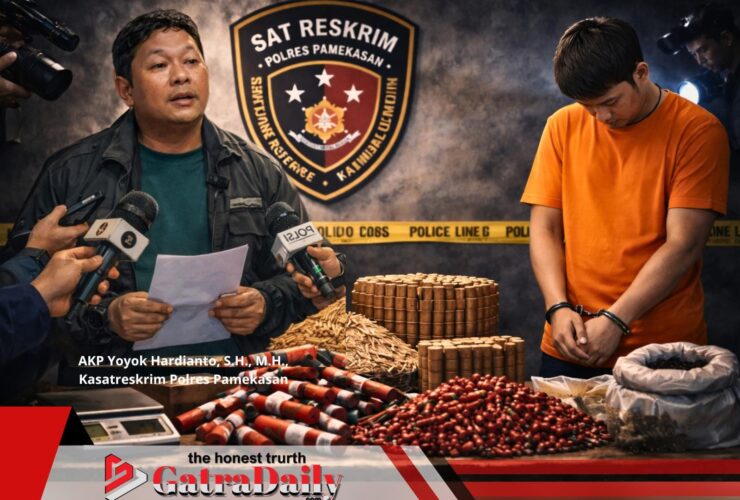 Satreskrim Polres Pamekasan Bongkar Produksi Petasan Ilegal, Satu Pelaku Diamankan