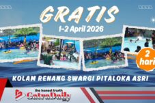 Kolam Renang Swargi Pitaloka Asri Gratiskan Tiket Masuk Dua Hari, Warga Antusias Datang Bersama Keluarga 