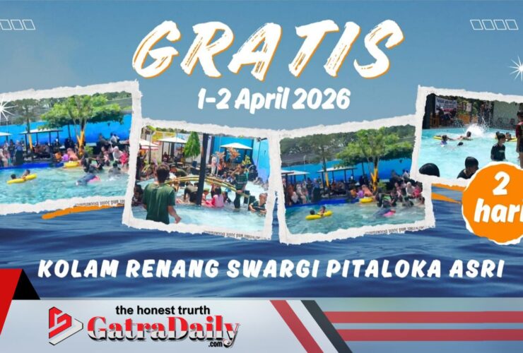 Kolam Renang Swargi Pitaloka Asri Gratiskan Tiket Masuk Dua Hari, Warga Antusias Datang Bersama Keluarga 