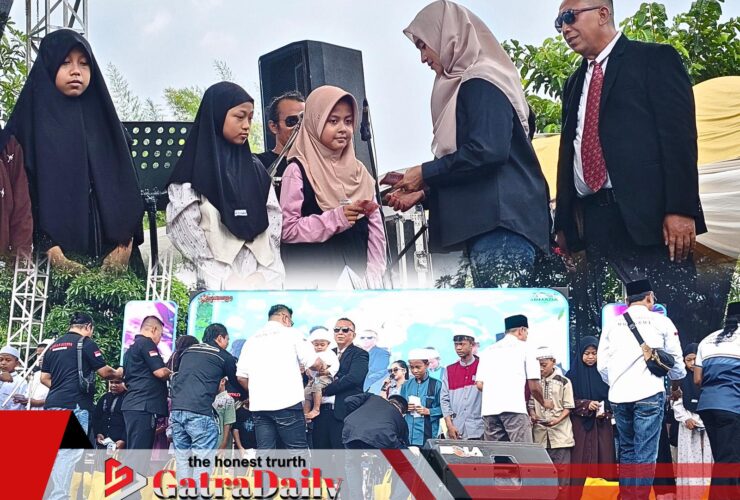 Halal Bihalal Sakera Bersatu Pererat Silaturahmi, Diwarnai Santunan dan Kejutan Ultah M. Romli