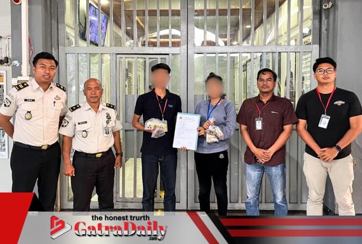 Petugas Lapas Karawang Gagalkan Penyelundupan 48 Batang Rokok Berisi Tembakau Narkotika