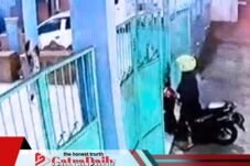 Emak-emak Gagalkan Aksi Curanmor di Kota Pasuruan, Pelaku Kabur Terekam CCTV