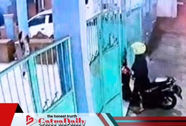 Emak-emak Gagalkan Aksi Curanmor di Kota Pasuruan, Pelaku Kabur Terekam CCTV