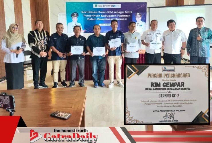 KIM Gempar Raih Juara 2, Revitalisasi Komunitas Informasi Masyarakat Pasuruan Kian Menguat