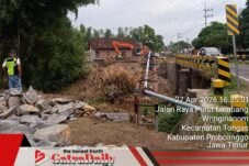 Proyek Pengatian Jembatan Tongas-Sukapura; Kepala Desa Berharap Jembatan Darurat Menggunakan Box Culviert bukan Billey, Ekonomi Pabrik dan Ribuan Buruh Terhambat 