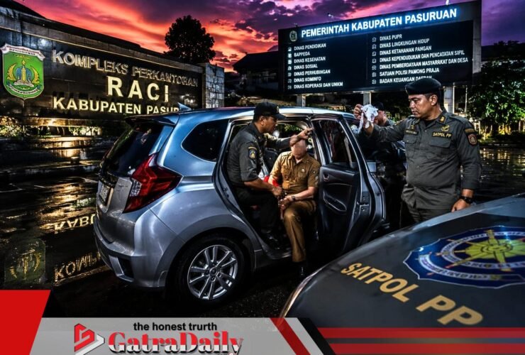 Oknum Pegawai Dispendik Pasuruan Diduga Mesum di Mobil, Satpol PP Temukan Tisu Berlendir