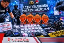 3 Kasus Sabu Diungkap dalam Dua Hari, Satresnarkoba Polres Pasuruan Amankan 4 Pelaku dan 37 Gram Sabu