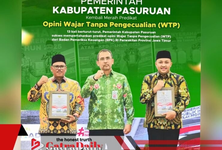 Samsul Hidayat: WTP ke-13 Pemkab Pasuruan Harus Jadi Motivasi Tingkatkan Pelayanan Publik