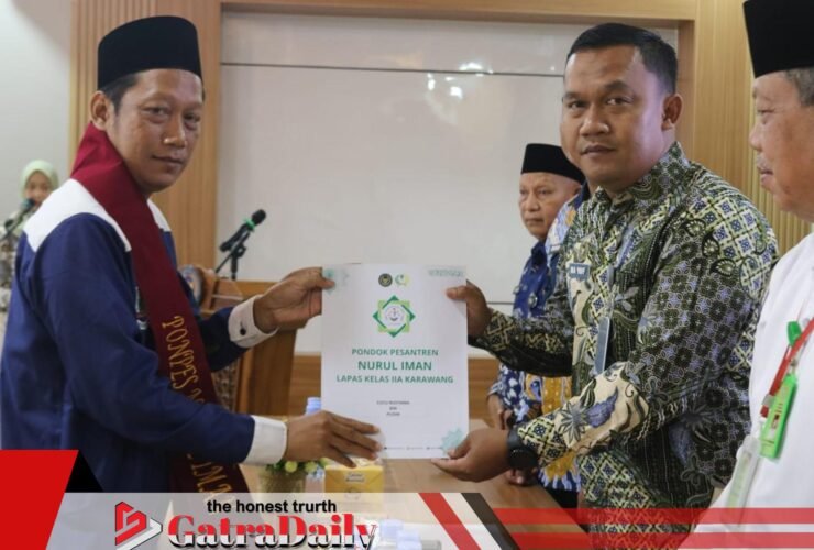 Pondok Pesantren Nurul Iman Lapas Karawang Wisuda 3 Santri, Tandai Akhir Masa Pidana dan Awal Kehidupan Baru