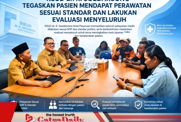 RSUD dr. R. Soedarsono Pastikan Pelayanan Sesuai SOP, Bentuk Tim Evaluasi Usai Meninggalnya Pasien