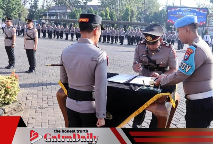 Kapolsek Sukorejo dan Kasat Lantas Polres Pasuruan Berganti, Ini Pesan Kapolres