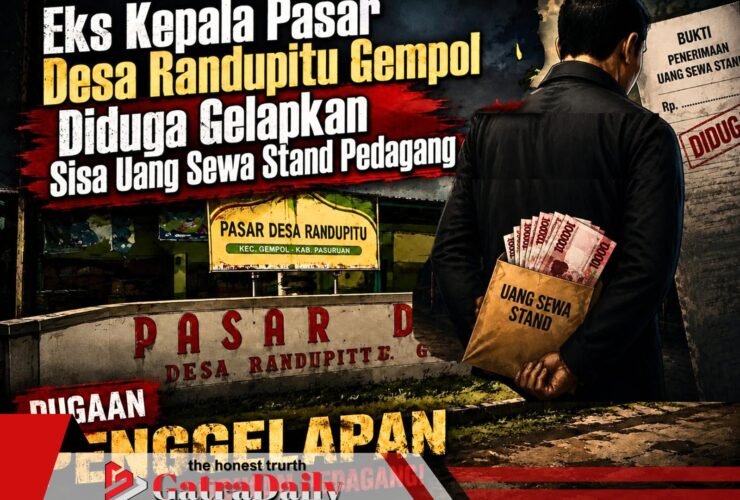 Eks Kepala Pasar Desa Randupitu Gempol Diduga Gelapkan Sisa Uang Stand Pedagang, Warga Minta Kejelasan