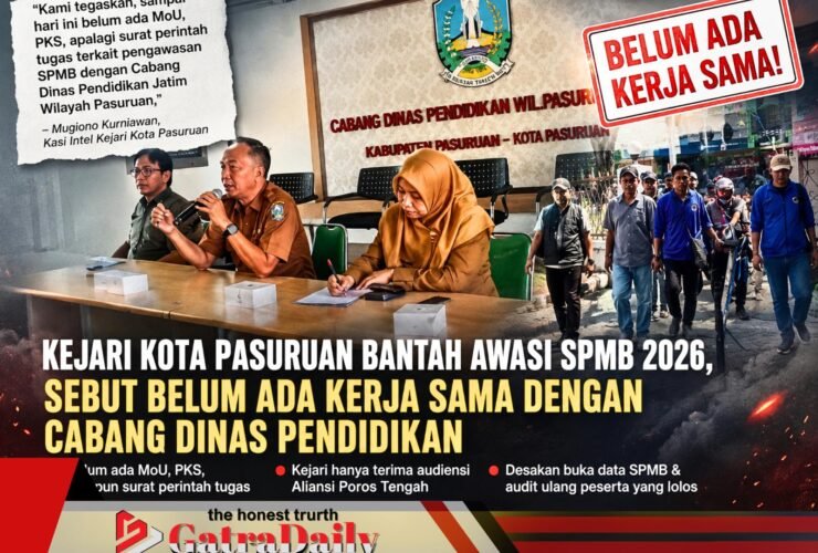 Kejari Kota Pasuruan Bantah Awasi SPMB 2026, Sebut Belum Ada Kerja Sama dengan Cabang Dinas Pendidikan