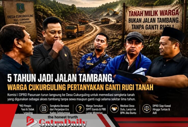 5 Tahun Jadi Jalan Tambang, Warga Cukurguling Pertanyakan Ganti Rugi Tanah