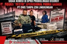 Sidak Komisi III DPRD Probolinggo Disorot, Diduga “Restui” Operasional Pabrik Garmen PT OWG Tanpa Izin Lingkungan