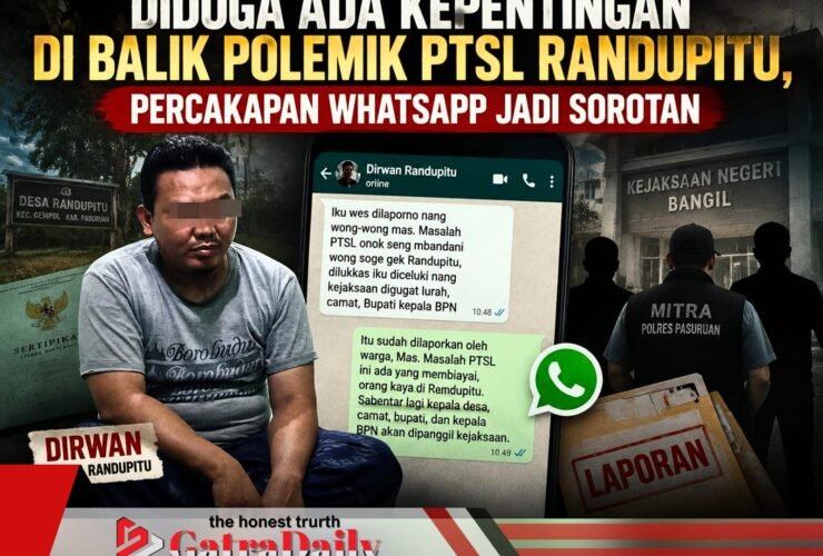 Diduga Ada Kepentingan di Balik Polemik PTSL Randupitu, Percakapan WhatsApp Jadi Sorotan