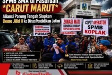 SPMB SMA di Pasuruan “CARUT MARUT” Aliansi Poros Tengah Siapkan Demo Jilid II ke Dinas Pendidikan Jatim