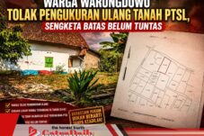 Warga Warungdowo Tolak Pengukuran Ulang Tanah PTSL, Sengketa Batas Belum Tuntas