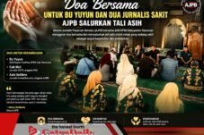 Doa Bersama untuk Bu Yuyun dan Dua Jurnalis Sakit, AJPB Salurkan Tali Asih