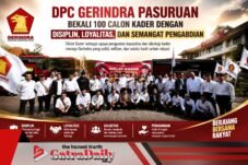 DPC Gerindra Pasuruan Bekali 100 Calon Kader dengan Disiplin, Loyalitas, dan Semangat Pengabdian