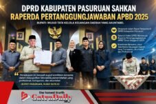 DPRD Kabupaten Pasuruan Sahkan Raperda Pertanggungjawaban APBD 2025, Bupati: Wujud Tata Kelola Akuntabel