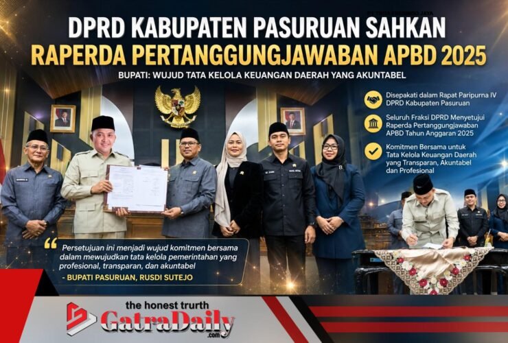 DPRD Kabupaten Pasuruan Sahkan Raperda Pertanggungjawaban APBD 2025, Bupati: Wujud Tata Kelola Akuntabel