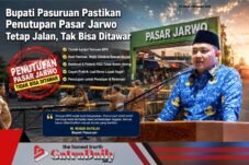 Bupati Pasuruan Pastikan Penutupan Pasar Jarwo Tetap Jalan, Tak Bisa Ditawar