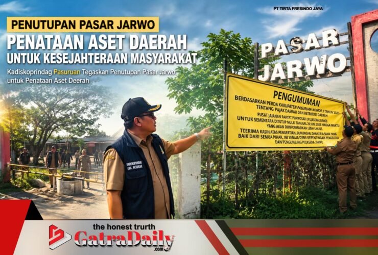 Kadiskoprindag Pasuruan Tegaskan Penutupan Pasar Jarwo untuk Penataan Aset Daerah