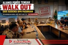 Aliansi Poros Tengah Walk Out dari Audiensi BPN Pasuruan, Tuntut Audit PTSL Bidang 01443 Warungdowo