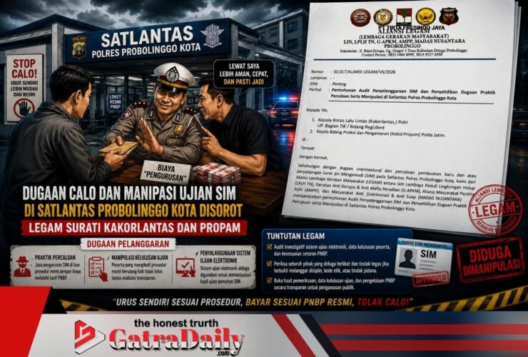 Dugaan Calo dan Manipasi Ujian SIM di Satlantas Probolinggo Kota Disorot, LEGAM Surati Kakorlantas dan Propam