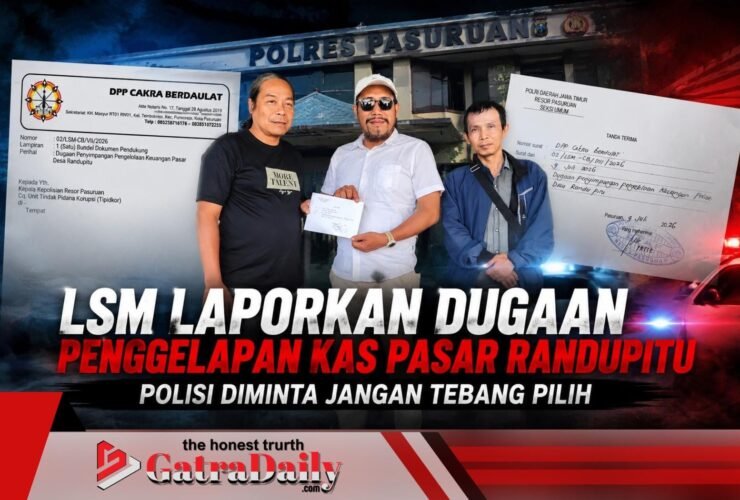 LSM Laporkan Dugaan Penggelapan Kas Pasar Randupitu, Polisi Diminta Jangan Tebang Pilih