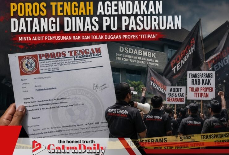 Poros Tengah Agendakan Datangi Dinas PU Pasuruan, Minta Audit Penyusunan RAB dan Tolak Dugaan Proyek ‘Titipan’