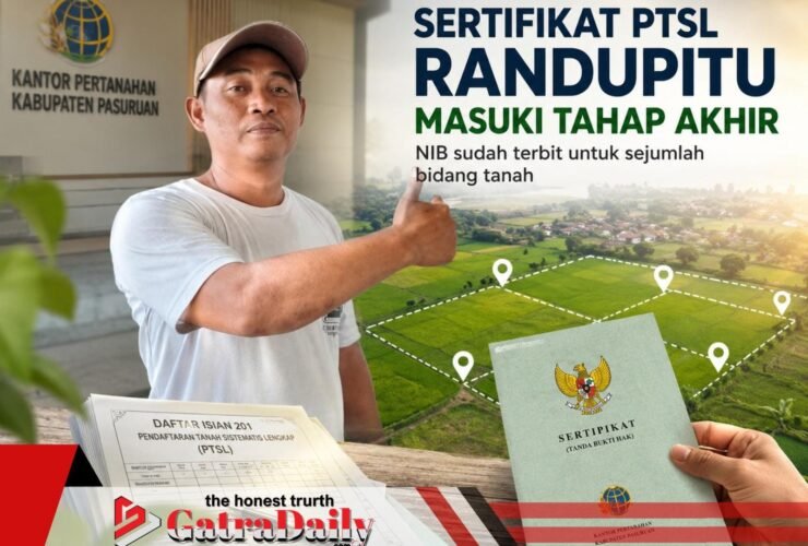 Sertifikat PTSL Randupitu Masuki Tahap Akhir, Kades: NIB Sudah Terbit untuk Sejumlah Bidang Tanah