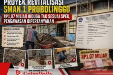 Proyek Revitalisasi SMAN 1 Probolinggo Rp1,07 Miliar Diduga Tak Sesuai Spek, Pengawasan Dipertanyakan
