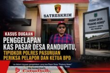 Kasus Dugaan Penggelapan Kas Pasar Desa Randupitu, Tipidkor Polres Pasuruan Periksa Pelapor dan Ketua BPD