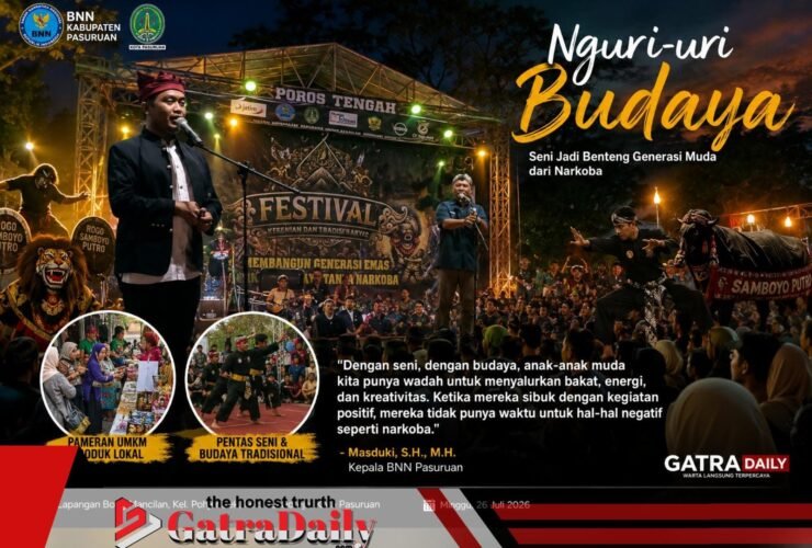 Nguri-uri Budaya di Bong Mancilan, BNN Pasuruan: Seni Jadi Benteng Generasi Muda dari Narkoba