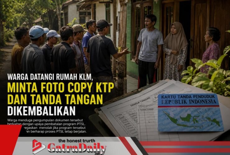 Warga Datangi Rumah KLM, Minta Foto Copy KTP dan Tanda Tangan Dikembalikan