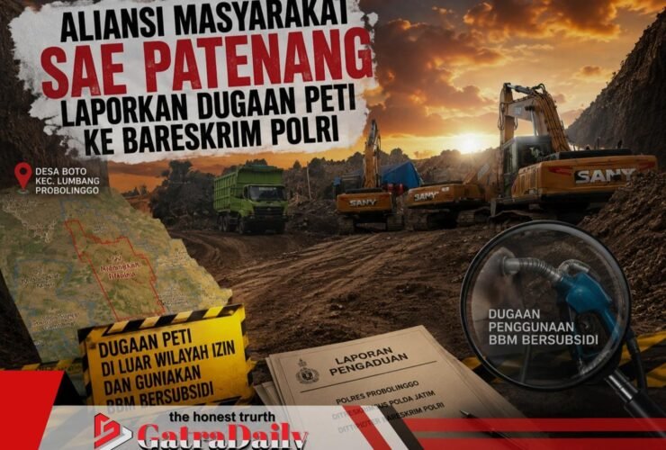 Aliansi Masyarakat SAE PATENANG Laporkan Dugaan PETI di Probolinggo ke Bareskrim