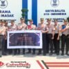 Resimen Parakrama Pradana Polda Jatim Salurkan Bantuan ke Panti Asuhan Balita di Sidoarjo