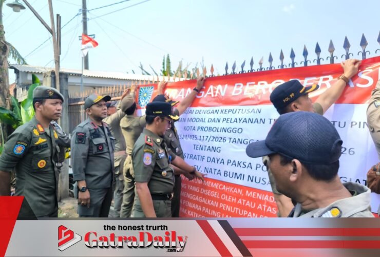 Satpol PP Segel Garasi Truk Tronton “NBN” di Probolinggo, Komisi III: Sudah Ditutup Sejak 7 Agustus Tapi Masih Beroperasi